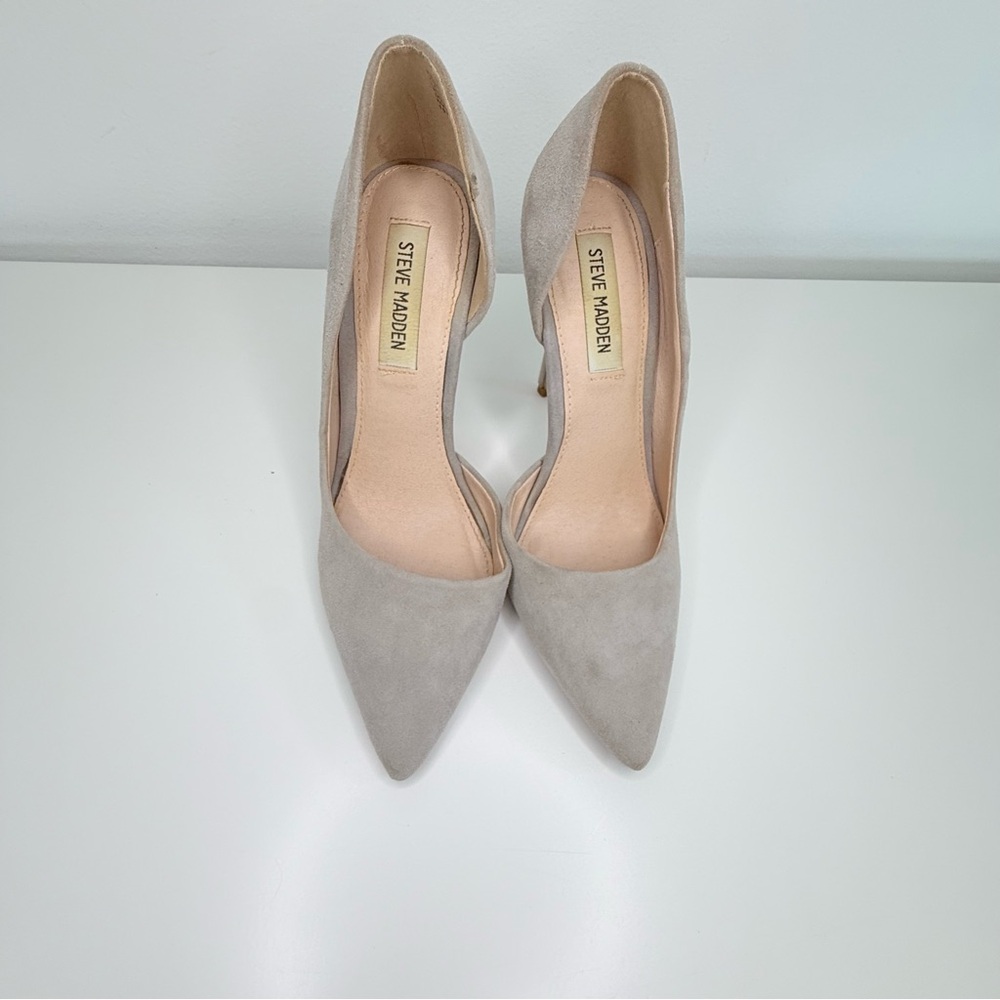 Steve Madden Felicity Women's Soft Gray Pointed Heels